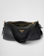 Prada Aimée Medium Leather Shoulder Bag - Image 3